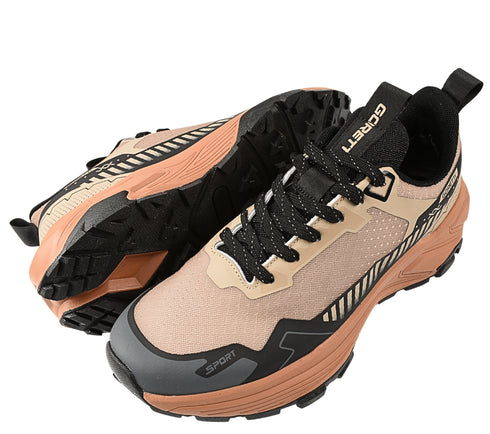 Pantofi sport, barbati, GORETTI, B100-CL30511 maro, textil